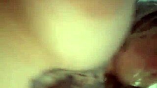 latina lady records herself with her lover in pov