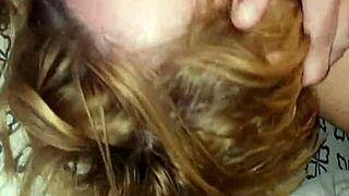 Feel my cock deep in her throat for a messy pie!