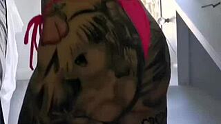 Melody Radford models a micro bikini in her homemade video