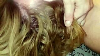 Feel my cock deep in her throat for a messy pie!