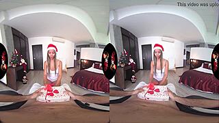 Latina teen enjoys festive fun