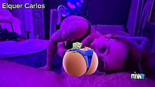 latina dracarys pegs tattooed guy in couple scene