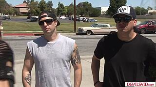 Four couples exchange partners in asian orgy with big tits blowjobs and toy masturbation