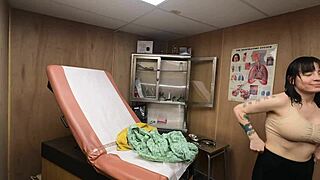 Scarlett's tit checkup 😏