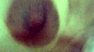 Touching My Small Natural Tits In Grandma's Living Room During Horny Massage!