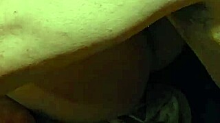 Her Wet Pussy Stretched Wide on Washing Machine Edge