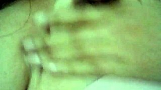 Touching My Small Natural Tits In Grandma's Living Room During Horny Massage!