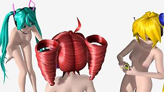 Hatsune Miku Teto Neru Nude Mod