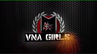 Natalia Starr stars in intense lesbian dildo action