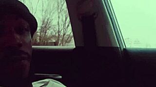 Dick Dance Outside In Vehicle