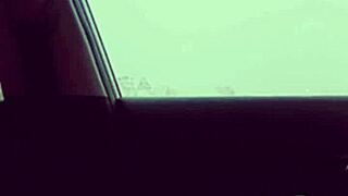 Dick Dance Outside In Vehicle