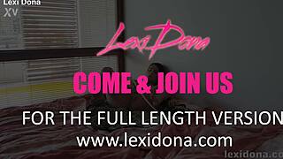 lexidona enjoys a homemade pump session