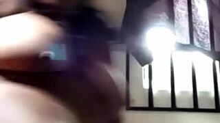 Watch this hot video call fuck where she fingers her pussy and gets a creampie!