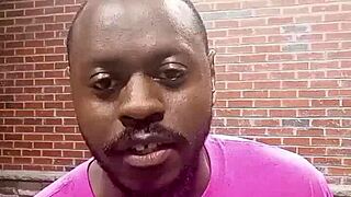 Private striptease with clothes ripped in warm weather