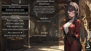 Cewek Kucing Belajar Oral di Harem