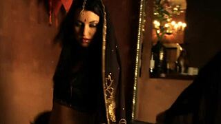 Beautiful Indian Brunette Undresses And Teases With Softcore Striptease