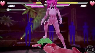 i'm in dis lesbian battle, fuckin and kissin, fingerin pussy till squirtin.