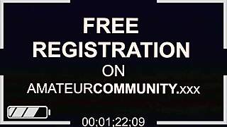 French amateur fingers foamy pussy in ugly bathtub session