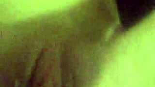 Pussy got filled up with hot creampie!