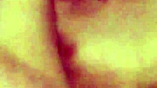 Pussy got filled up with hot creampie!