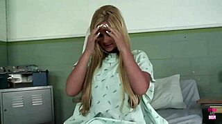 an absolutely lovely blonde got screwed pretty well and got cum in her nasty mouth, with heels and big tits involved