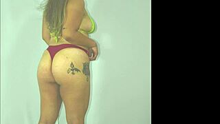 Thick model's sexy photoshoot turns to fucking