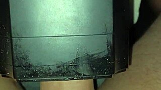 stranger uses lovense toy for cumshot