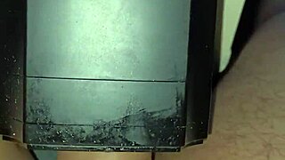 stranger uses lovense toy for cumshot