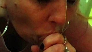 Horny Milf Sucks Cock Intensely