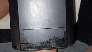 stranger uses lovense toy for cumshot