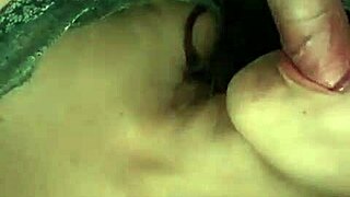 Latina Teen 18+ Gets Mouth Fucked and Swallows Every Drop of Cum!