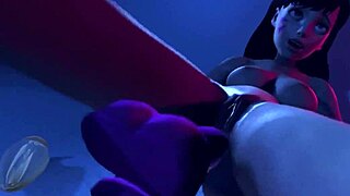 Night-time giantess anal vore