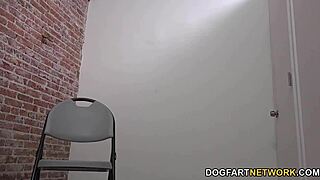 lisa tiffian sucking white cock at the glory hole 😈