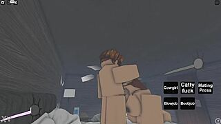 Why does the busty english queen fuck that roblox noob so hard?