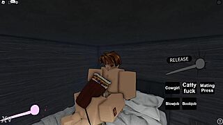 Why does the busty english queen fuck that roblox noob so hard?