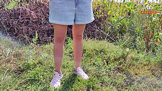 watching a compilation of golden rain in reality femdom episode 819