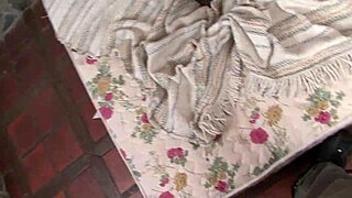 Slutty milf in black lingerie takes deep pounding