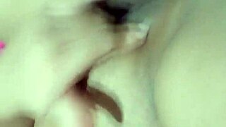 Cleaning vibrator honey and cumming more in homemade solo