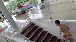 older brother waits for mom to leave to fuck sister!