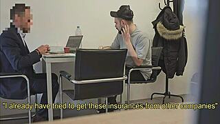 I convinced the straight insurance broker to try a blowjob and handjob.