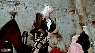 I seen this hardcore lesbian threesome with small tits and dildos