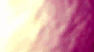 She gives road head to the interracial guy in the car while driving