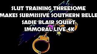 Dan's Intense Pounding Awakens Sadie Blair's Squirting Passion