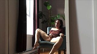 Milf Fingers Herself To Intense Orgasm