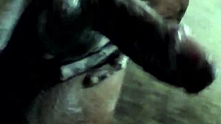 Intensely Enjoying a Handjob on a Massive Monster Cock