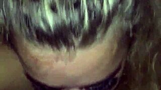 can a blonde bbw handle this sloppy blowjob?