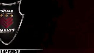 Rome Major sprays cum on Billie Gene's face after deepthroat blowjob 😋