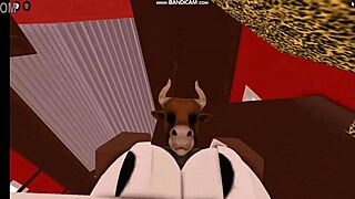 Cow Girl Gets Fucked By Bull