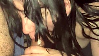 Lilith And Ayden's Amateur Blowjobs With Cum Dripping