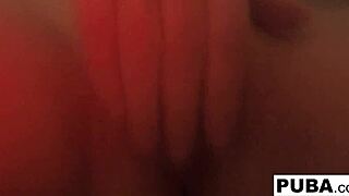 why is busty brett rossi so horny in her hot bath?